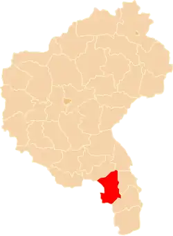 Położenie na mapie województwa