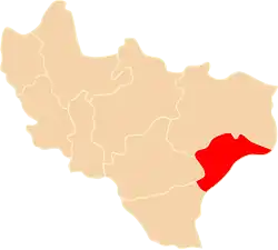 Położenie na mapie województwa