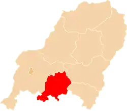 Położenie na mapie województwa