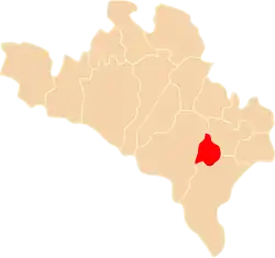 Położenie na mapie województwa