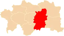 Położenie na mapie województwa