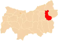 Położenie na mapie województwa