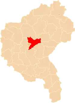 Położenie na mapie województwa