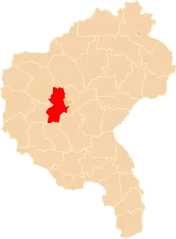 Położenie na mapie województwa