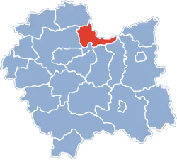 Położenie na mapie województwa