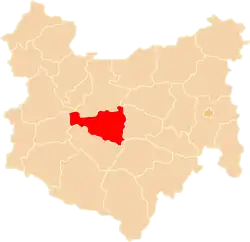 Położenie na mapie województwa