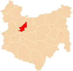 Położenie na mapie województwa