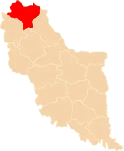 Położenie na mapie województwa