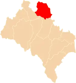 Położenie na mapie województwa