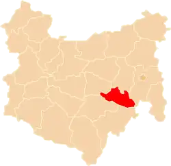 Położenie na mapie województwa