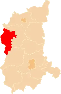 Położenie na mapie województwa