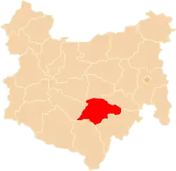 Położenie na mapie województwa