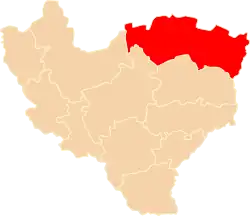 Położenie na mapie województwa