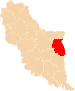 Położenie na mapie województwa