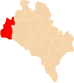 Położenie na mapie województwa