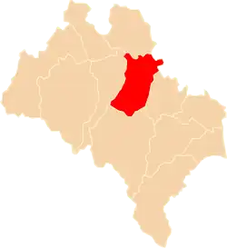 Położenie na mapie województwa