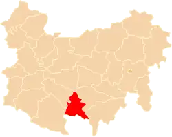 Położenie na mapie województwa