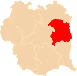 Położenie na mapie województwa