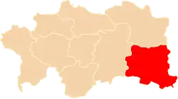 Położenie na mapie województwa