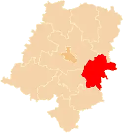 Położenie na mapie województwa