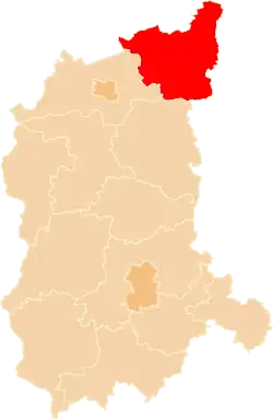 Położenie na mapie województwa