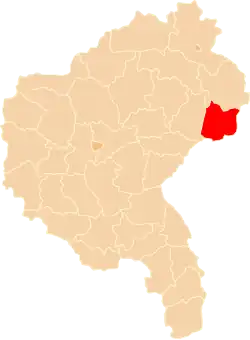 Położenie na mapie województwa