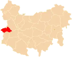 Położenie na mapie województwa