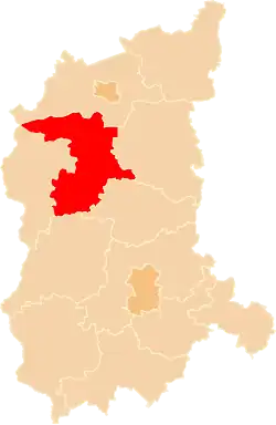 Położenie na mapie województwa