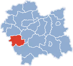 Położenie na mapie województwa