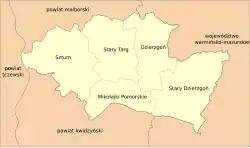 Plan powiatu sztumskiego