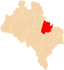 Położenie na mapie województwa