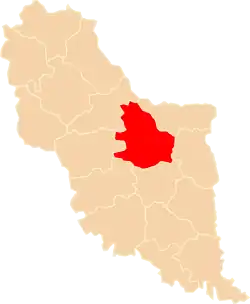 Położenie na mapie województwa