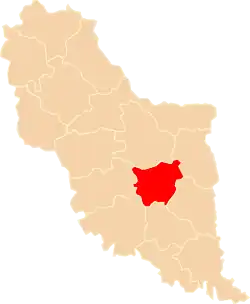 Położenie na mapie województwa