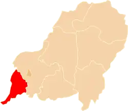 Położenie na mapie województwa