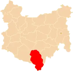 Położenie na mapie województwa