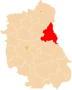 Położenie na mapie województwa