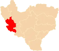 Położenie na mapie województwa