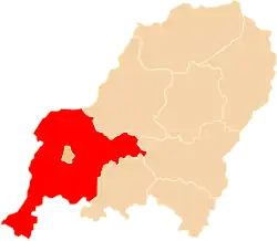 Położenie na mapie województwa