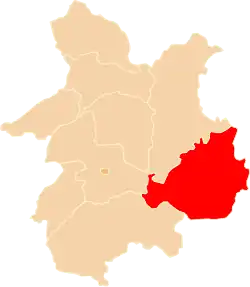 Położenie na mapie województwa