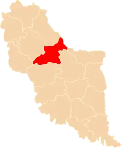 Położenie na mapie województwa