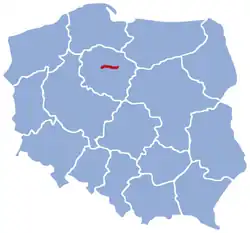 Mapa przebiegu linii kolejowej 209