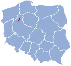 Mapa przebiegu linii kolejowej 374