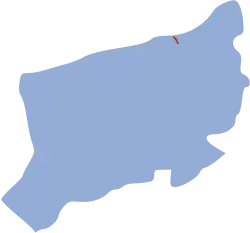 Mapa przebiegu linii kolejowej 427