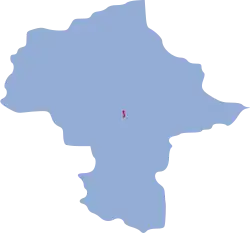 Mapa przebiegu linii kolejowej 449