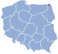 Mapa przebiegu linii kolejowej 51