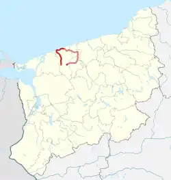 Mapa przebiegu linii kolejowej