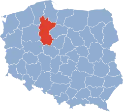 Położenie na mapie Polski