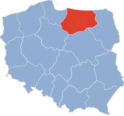 Położenie na mapie Polski