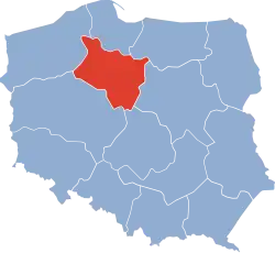 Położenie na mapie Polski