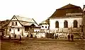 Synagogia w Przeworsku w kompleksie budynków (1910)